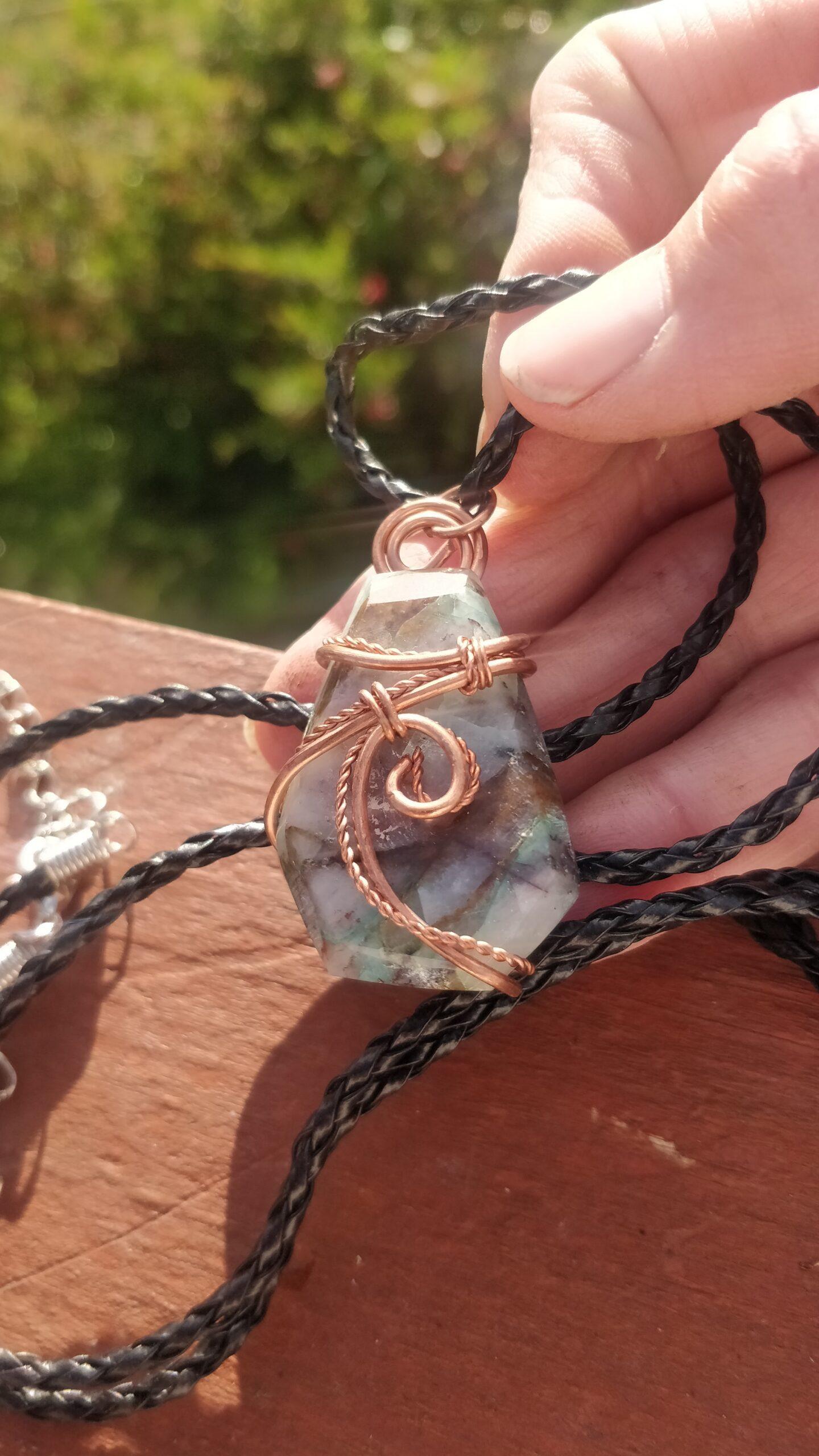 Beautiful Rare Ajoite Pendants - Image 2