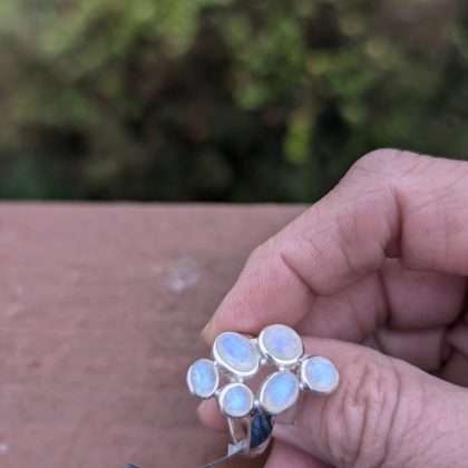 Moonstone sterling silver