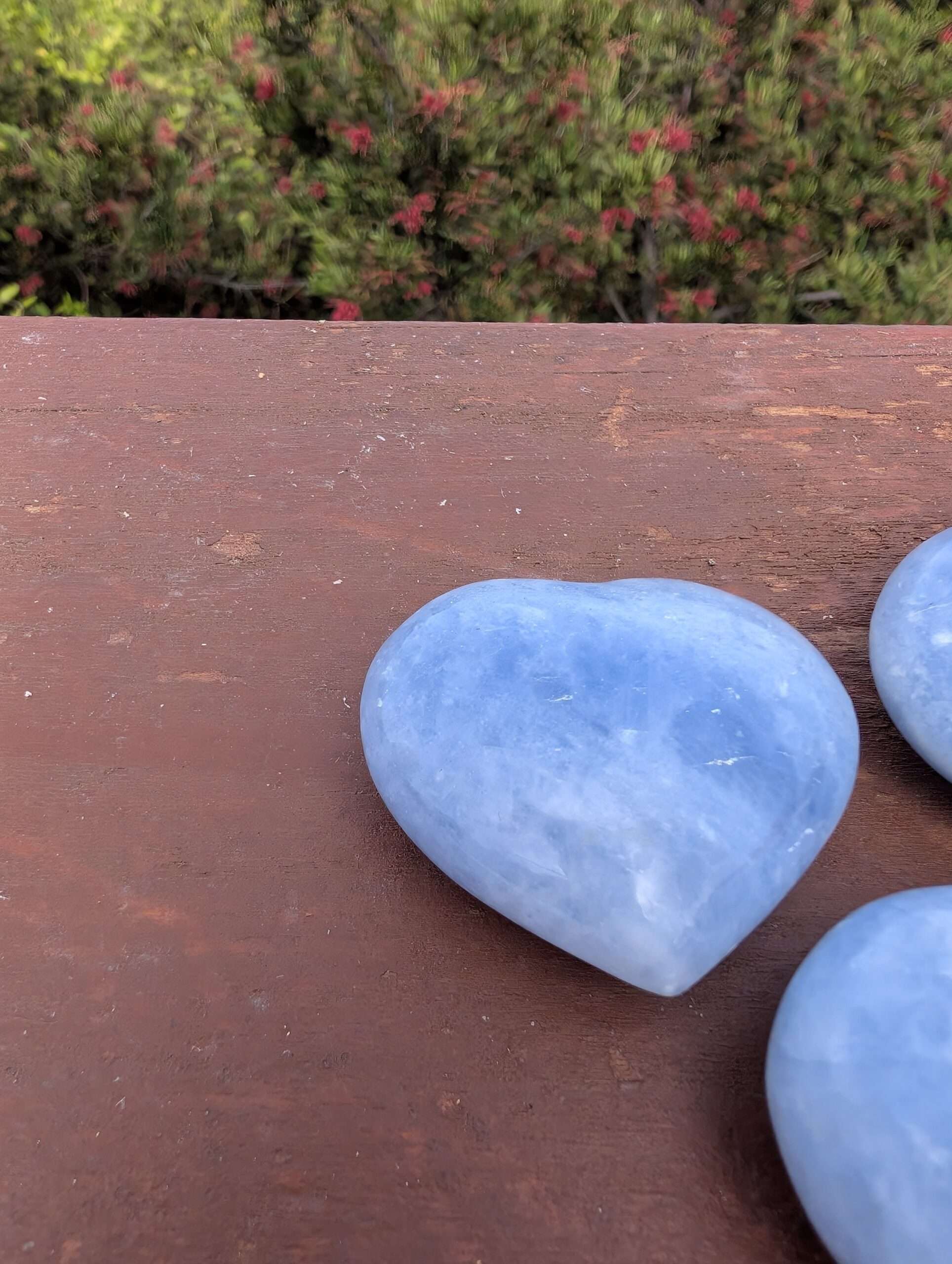 Natural Celestite Heart Stone - Angelic Communication and Serenity - Image 3