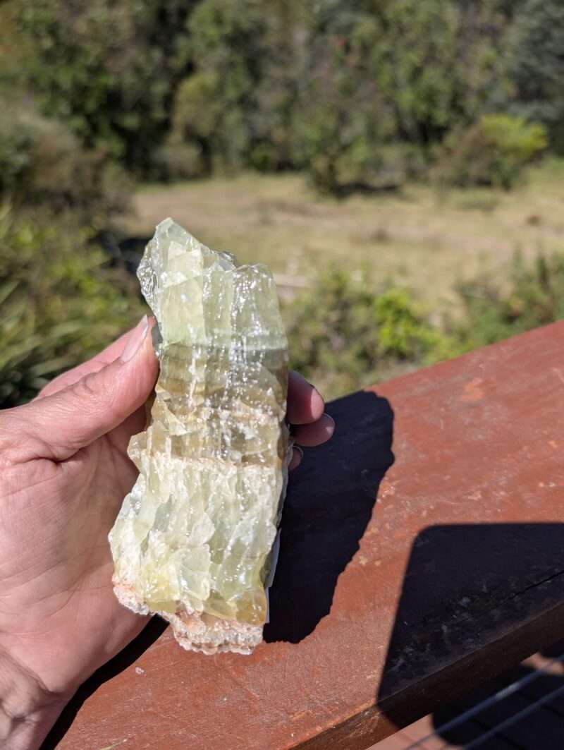 Mexican Calcite Crystal - Vibrant Healing Stone for Energy Amplification - Image 3