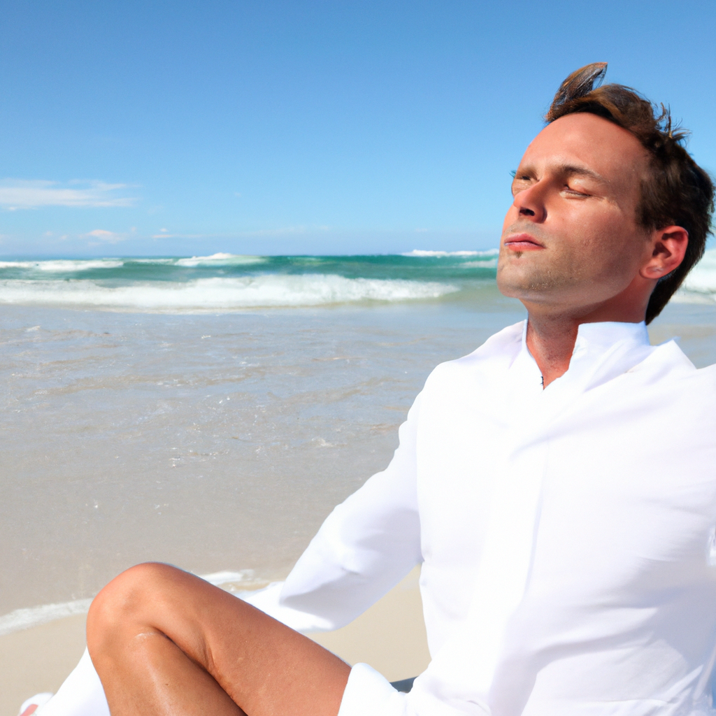 blissed out meditator