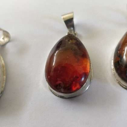 amber pendant