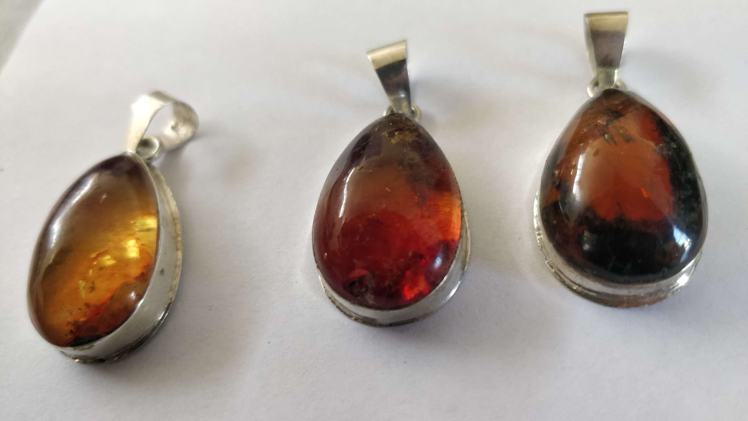 amber pendant